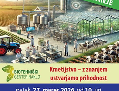 KMETIJSTVO – Z ZNANJEM USTVARJAMO PRILOŽNOSTI